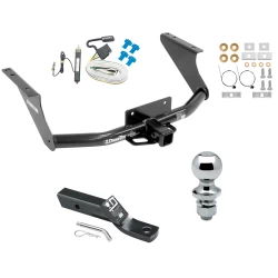Trailer Tow Hitch For 09-10 Dodge Ram 1500 11-18 RAM 1500 19-24 Classic Complete Package w/ Wiring and 1-7/8" Ball