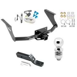 Trailer Tow Hitch For 09-10 Dodge Ram 1500 11-18 RAM 1500 19-24 Classic Complete Package w/ Wiring and 2" Ball