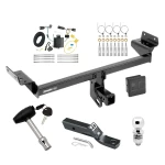 Trailer Tow Hitch For 15-18 Ford Edge SE & SEL Deluxe Package Wiring 2" Ball and Lock