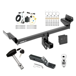 Trailer Tow Hitch For 15-18 Ford Edge SE & SEL Deluxe Package Wiring 2" Ball and Lock