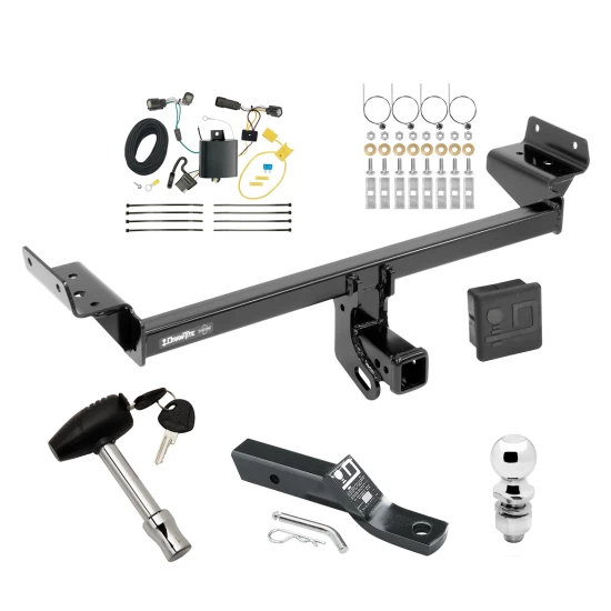 Trailer Tow Hitch For 15-18 Ford Edge SE & SEL Deluxe Package Wiring 2" Ball and Lock