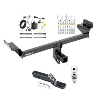 Trailer Tow Hitch For 15-18 Ford Edge SE & SEL Complete Package w/ Wiring and 2" Ball