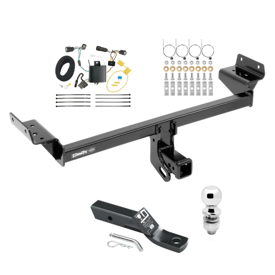 Trailer Tow Hitch For 15-18 Ford Edge SE & SEL Complete Package w/ Wiring and 2" Ball