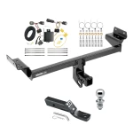 Trailer Tow Hitch For 15-18 Ford Edge Sport & Titanium Complete Package w/ Wiring and 1-7/8" Ball