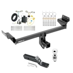 Trailer Tow Hitch For 16-18 Lincoln MKX All Models Complete Package w/ Wiring and 1-7/8" Ball