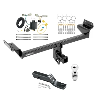 Trailer Tow Hitch For 16-18 Lincoln MKX All Models Complete Package w/ Wiring and 2" Ball