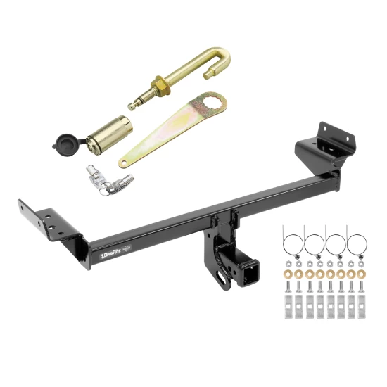 Trailer Tow Hitch For 15-24 Ford Edge 16-18 Lincoln MKX 19-23 Nautilus Receiver w/ J-Pin Anti-Rattle Lock