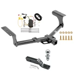 Trailer Tow Hitch For 06-12 Toyota RAV4 All Models Complete Package w/ Wiring and 1-7/8" Ball
