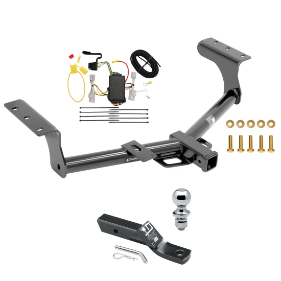Trailer Tow Hitch For 06-12 Toyota RAV4 All Models Complete Package w/ Wiring and 1-7/8" Ball