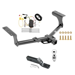 Trailer Tow Hitch For 06-12 Toyota RAV4 All Models Complete Package w/ Wiring and 2" Ball