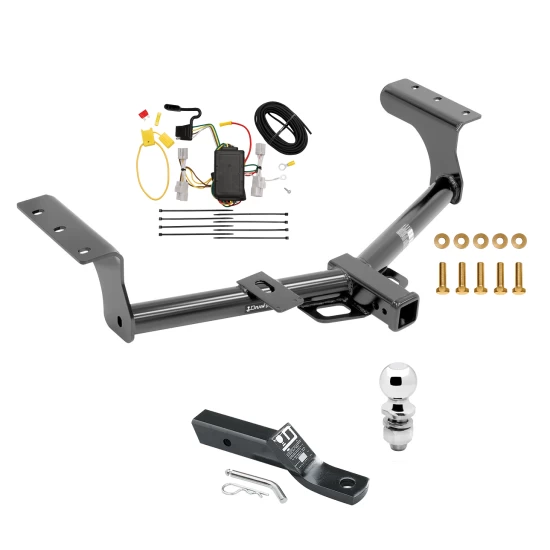 Trailer Tow Hitch For 06-12 Toyota RAV4 All Models Complete Package w/ Wiring and 2" Ball
