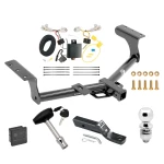 Trailer Tow Hitch For 13-18 Toyota RAV4 All Models Deluxe Package Wiring 2" Ball and Lock
