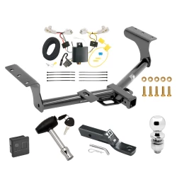 Trailer Tow Hitch For 13-18 Toyota RAV4 All Models Deluxe Package Wiring 2" Ball and Lock