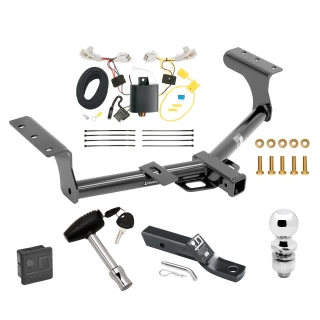 Trailer Tow Hitch For 13-18 Toyota RAV4 All Models Deluxe Package Wiring 2" Ball and Lock