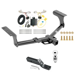 Trailer Tow Hitch For 13-18 Toyota RAV4 All Models Complete Package w/ Wiring and 2" Ball