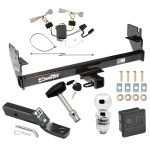 Trailer Tow Hitch For 05-15 Toyota Tacoma Deluxe Package Wiring 2" Ball and Lock