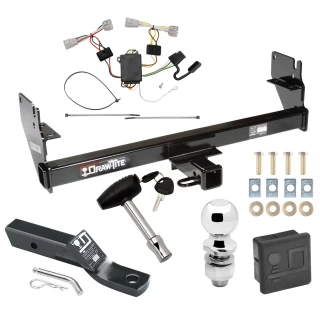 Trailer Tow Hitch For 05-15 Toyota Tacoma Deluxe Package Wiring 2" Ball and Lock