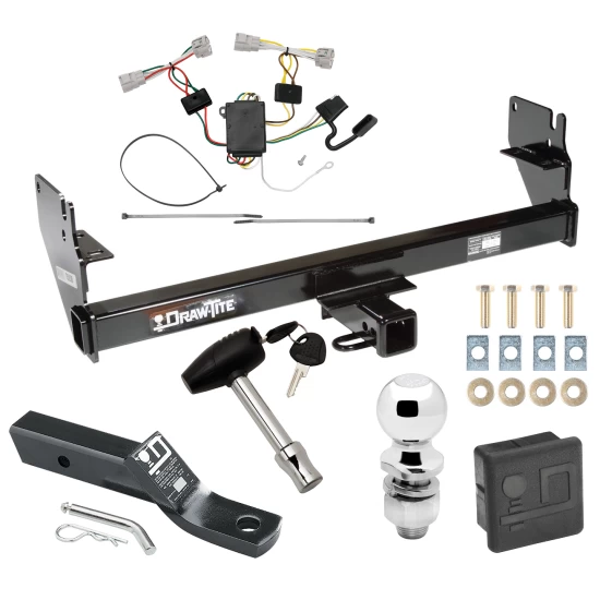 Trailer Tow Hitch For 05-15 Toyota Tacoma Deluxe Package Wiring 2" Ball and Lock
