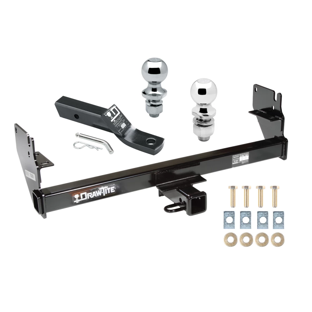 Custom Fit Trailer Hitch 2" Drop Ball-Mount w/ Pin/Clip 1-7/8" and 2" Chrome Ball Installation Hardware Installation Instructions 75236 23 63845 63816 Draw-Tite Trailer Tow Hitch 05-15 Toyota Tacoma Except X-Runner Receiver 1-7/8" and Trailer Tow Hitch For 05-15 Toyota Tacoma Except X-Runner Receiver w/ 1-7/8" and 2" Ball