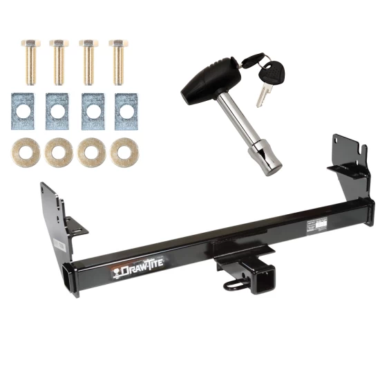 Trailer Tow Hitch For 05-13 Toyota Tacoma Except X-Runner 13-15 All Models w/ Security Lock Pin Key