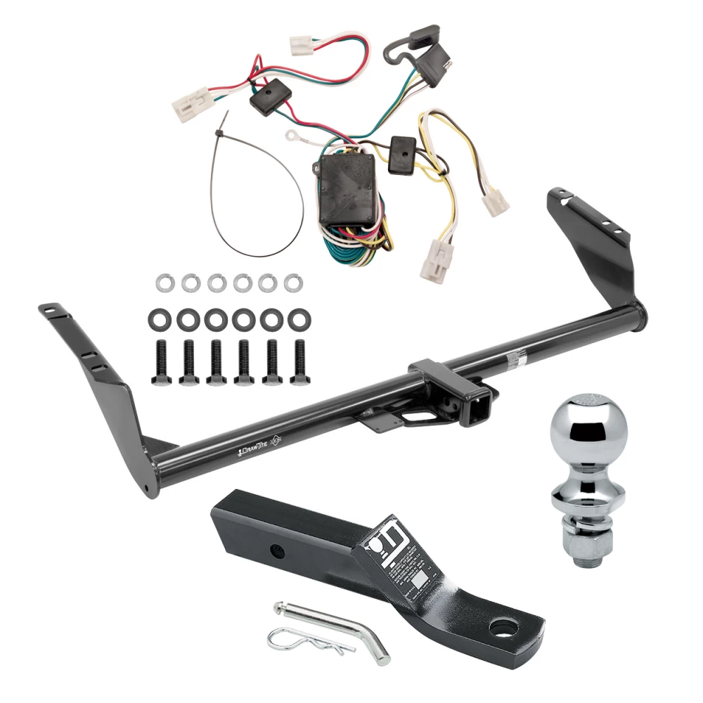 Trailer Tow Hitch For 04-10 Toyota Sienna All Models w/ Wiring and 1-7/8" Ball