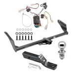 Trailer Tow Hitch For 04-10 Toyota Sienna All Models w/ Wiring and 1-7/8" Ball