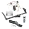 Trailer Tow Hitch For 04-10 Toyota Sienna All Models w/ Wiring and 1-7/8" Ball