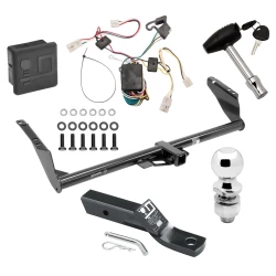 Trailer Tow Hitch For 04-10 Toyota Sienna All Models Deluxe Package Wiring 2" Ball and Lock