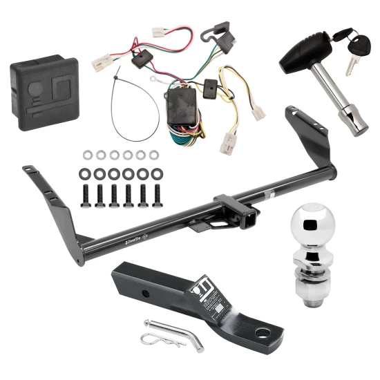 Trailer Tow Hitch For 04-10 Toyota Sienna All Models Deluxe Package Wiring 2" Ball and Lock