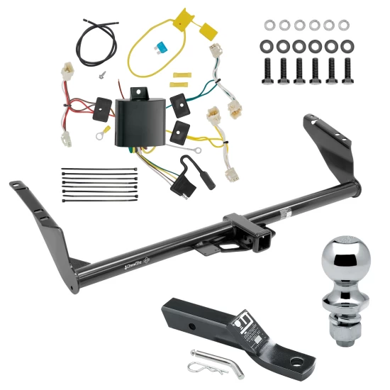 Trailer Tow Hitch For 15-20 Toyota Sienna Exc SE Complete Package w/ Wiring and 1-7/8" Ball