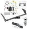 Trailer Tow Hitch For 15-20 Toyota Sienna Exc SE Complete Package w/ Wiring and 1-7/8" Ball