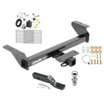 Trailer Tow Hitch For 16-23 Toyota Tacoma All Models Complete Package w/ Wiring and 1-7/8" Ball
