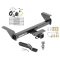 Trailer Tow Hitch For 16-23 Toyota Tacoma All Models Complete Package w/ Wiring and 1-7/8" Ball