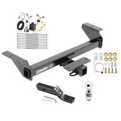 Trailer Tow Hitch For 16-23 Toyota Tacoma All Models Complete Package w/ Wiring and 2" Ball