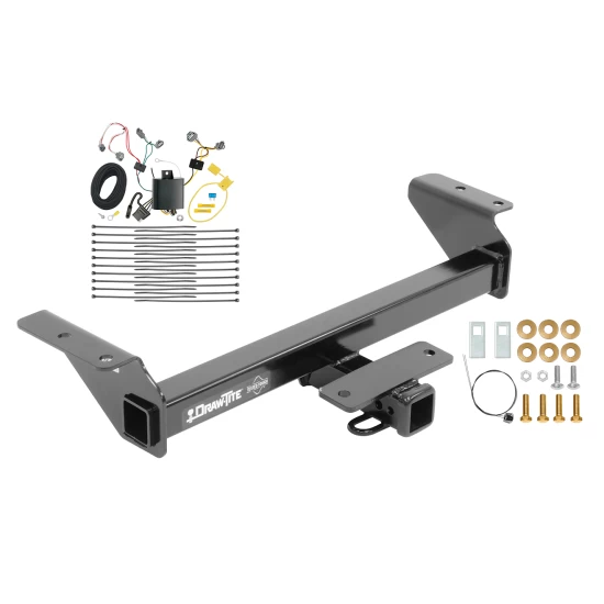 Trailer Tow Hitch For 16-23 Toyota Tacoma All Models w/ Wiring Harness Kit