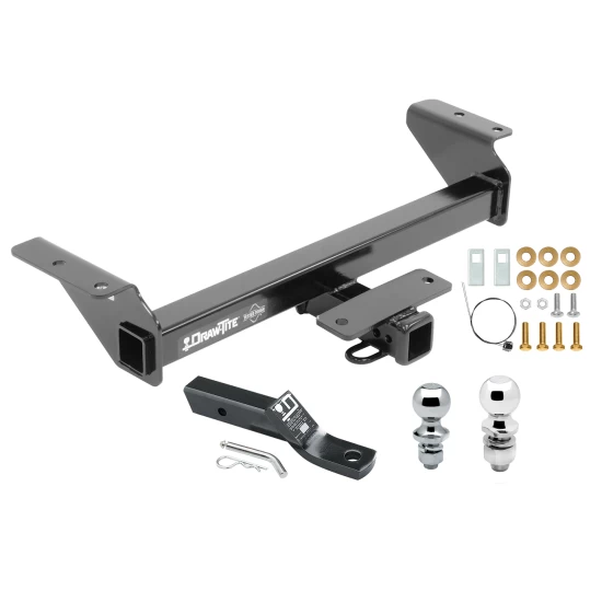 Trailer Tow Hitch For 16-23 Toyota Tacoma Receiver w/ 1-7/8" and 2" Ball
