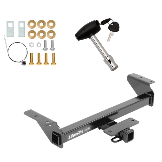 Trailer Tow Hitch For 16-23 Toyota Tacoma w/ Security Lock Pin Key