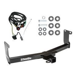 Trailer Tow Hitch For 05-10 Dodge Dakota 06-09 Mitsubishi Raider 10-11 RAM Dakota w/ Wiring Harness Kit