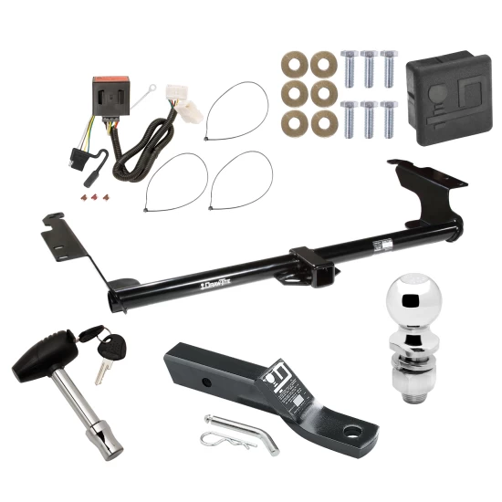 Trailer Tow Hitch For 11-17 Honda Odyssey All Models Deluxe Package Wiring 2" Ball and Lock