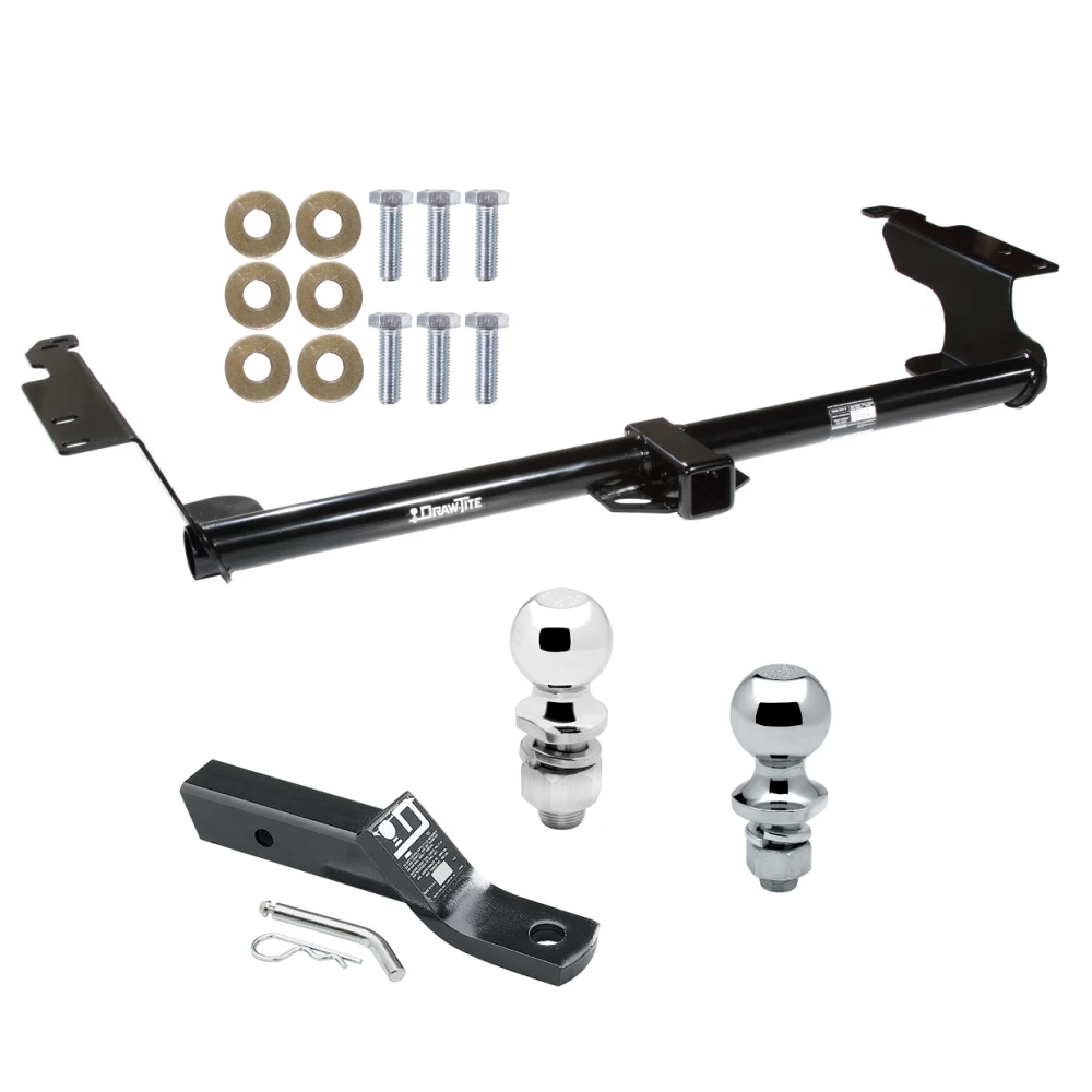 Custom Fit Trailer Hitch 2" Drop Ball-Mount w/ Pin/Clip 1-7/8" and 2" Chrome Ball Installation Hardware Installation Instructions 75270 23 63845 63816 Draw-Tite Trailer Tow Hitch 99-17 Honda Odyssey Receiver 1-7/8" and 2" Ball 9 Trailer Tow Hitch For 99-17 Honda Odyssey Receiver w/ 1-7/8" and 2" Ball