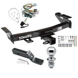 Trailer Tow Hitch For 97-05 Chevy Venture Oldsmobile Silhouette Pontiac Trans Sport Montana Complete Package w/ Wiring and 1-7/8" Ball