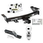 Trailer Tow Hitch For 05-09 Pontiac Montana Chevy Uplander 05-07 Buick Terraza Saturn Relay Complete Package w/ Wiring and 2" Ball