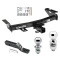 Trailer Tow Hitch For 97-09 Terraza Uplander Venture Montana Trans Sport Relay Receiver w/ 1-7/8" and 2" Ball