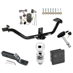 Trailer Tow Hitch For 06-14 Honda Ridgeline All Models Deluxe Package Wiring 2" Ball and Lock