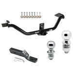 Trailer Tow Hitch For 06-14 Honda Ridgeline Receiver w/ 1-7/8" and 2" Ball