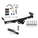 Trailer Tow Hitch For 05-26 Nissan Frontier 09-12 Suzuki Equator Complete Package w/ Wiring and 1-7/8" Ball