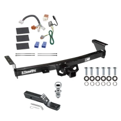 Trailer Tow Hitch For 05-26 Nissan Frontier 09-12 Suzuki Equator Complete Package w/ Wiring and 1-7/8" Ball