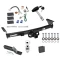 Trailer Tow Hitch For 05-23 Nissan Frontier 09-12 Suzuki Equator Deluxe Package Wiring 2" Ball and Lock