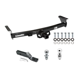 Trailer Tow Hitch For 05-26 Nissan Frontier 09-12 Suzuki Equator Receiver w/ 1-7/8" and 2" Ball