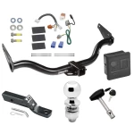 Trailer Tow Hitch For 05-15 Nissan Xterra All Models Deluxe Package Wiring 2" Ball and Lock